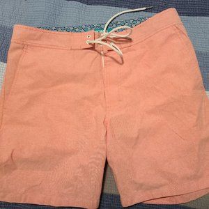 Bonobos swim trunks salmon 7in inseam 31w